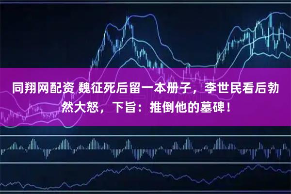 同翔网配资 魏征死后留一本册子，李世民看后勃然大怒，下旨：推倒他的墓碑！
